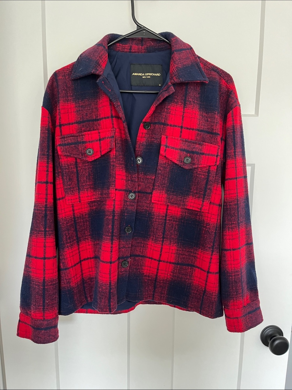 Amanda Uprichard Plaid Jacket